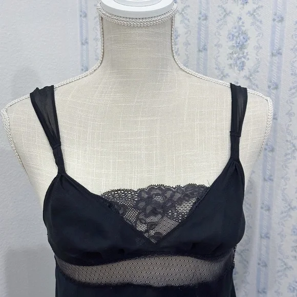 Vintage Victoria's Secret Black slip dress - Picture 3 of 5